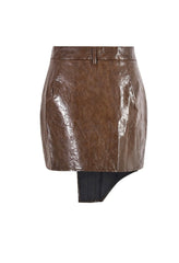 Mocha Abstract Skirt