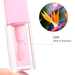 (Pink) Bird of Paradise Vegan Lip Gloss Oil